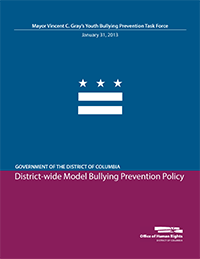 District-wide Model Bullying Prevention Policy