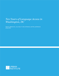 10 Years of Language Access in Washington, DC