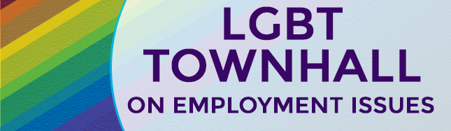 LGBT Town Hall on Employment Issues
