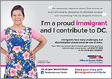 Immigrants Contribute Campaign: Ad Featuring Ana