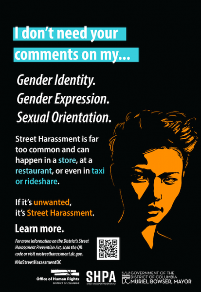 No Street Harassment DC Campaign Ad - LGBTQ