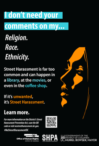 No Street Harassment DC Campaign Ad - Religion