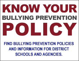 Know Your Bullying Prevention Policy Web Portal